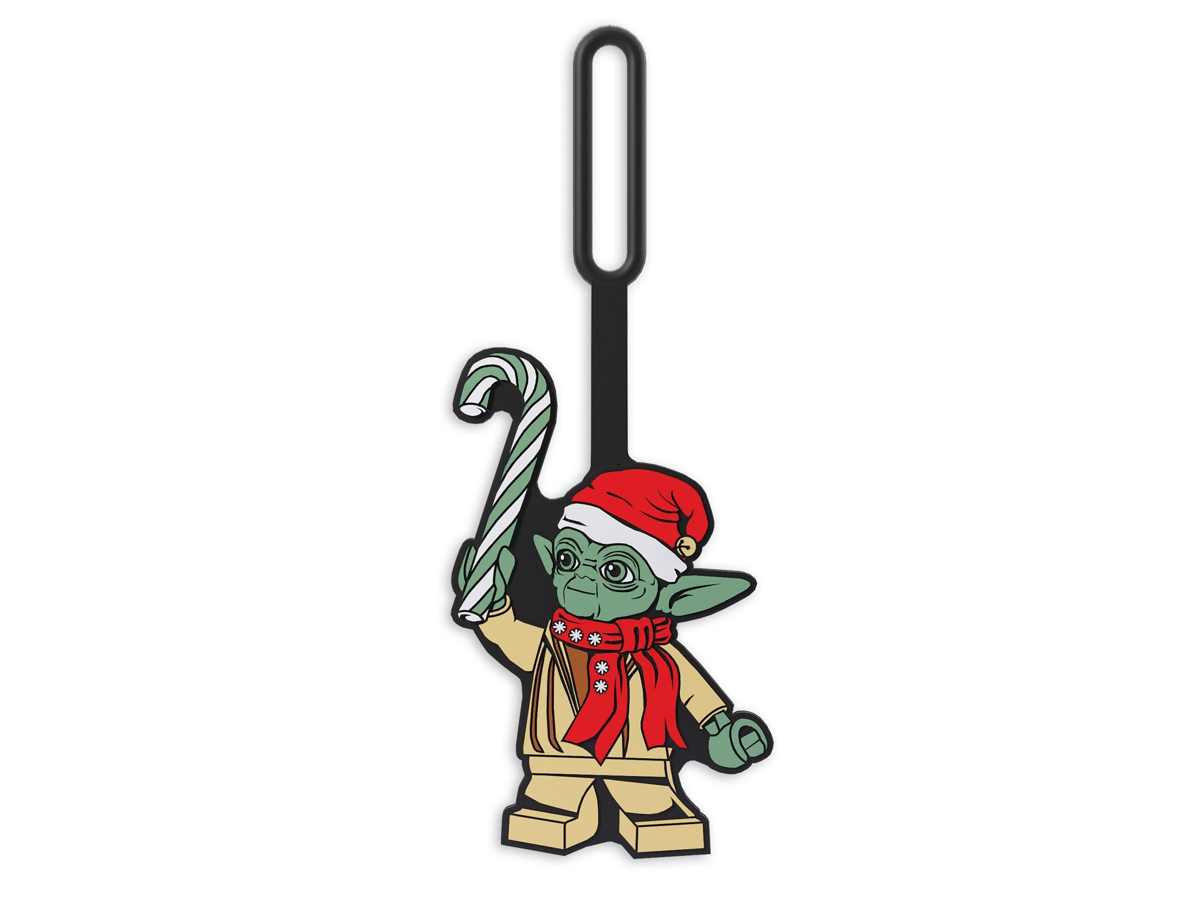 LEGO Kersttaslabel - Yoda