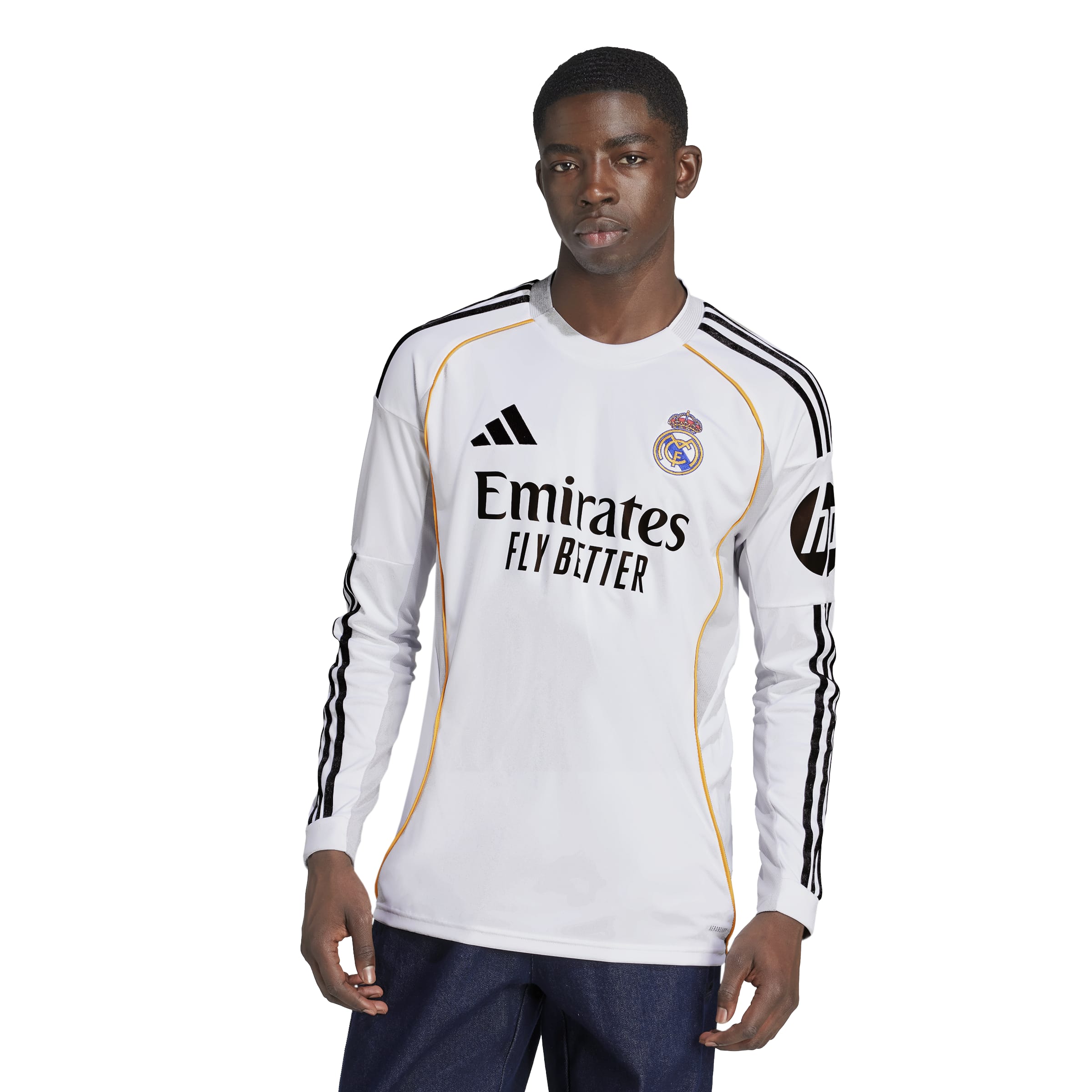 Adidas Real Madrid Thuisshirt Lange Mouwen 2025-2026