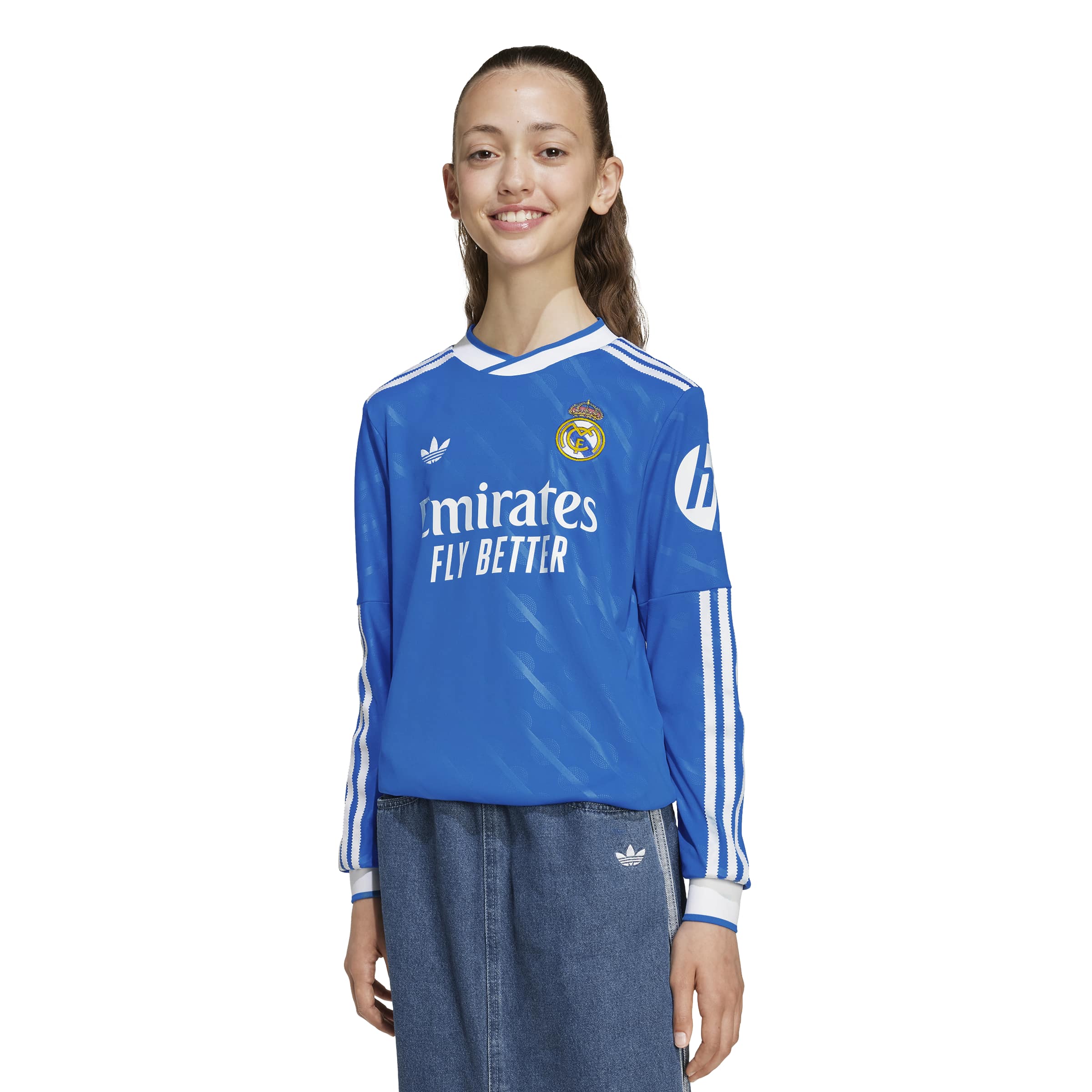 Adidas Real Madrid 3e Shirt Lange Mouwen 2025-2026 Kids