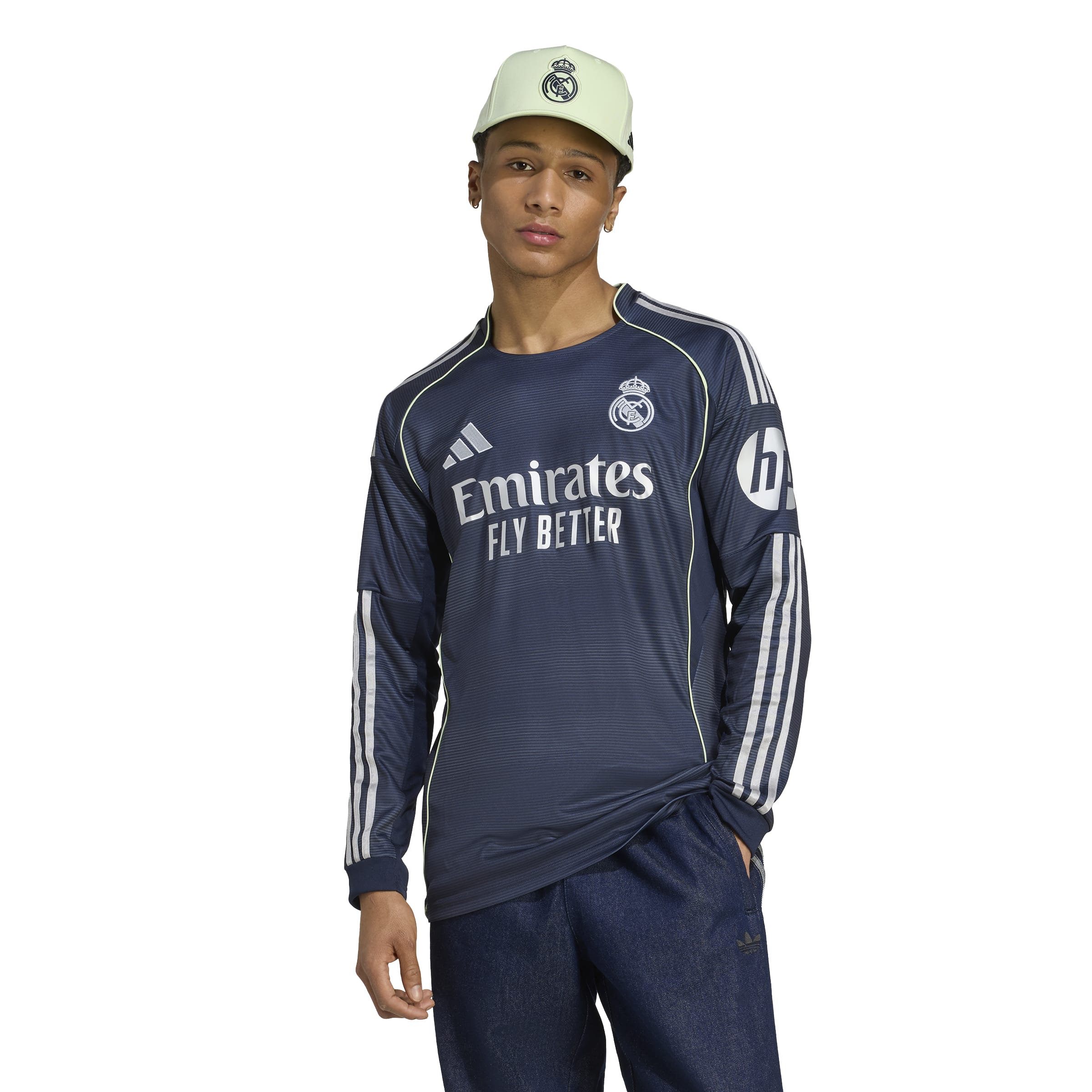 Adidas Real Madrid Uitshirt Lange Mouwen 2025-2026