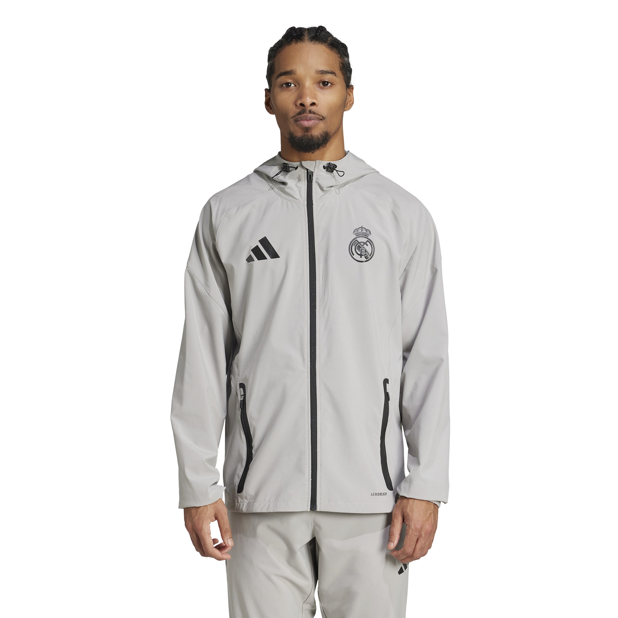 Adidas Real Madrid Vis Tech Vest 2024-2025 Grijs