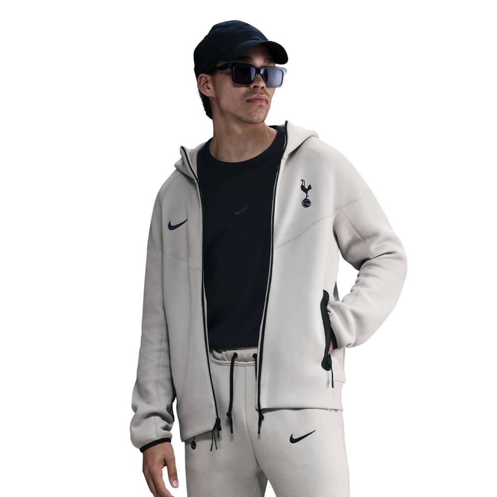 Nike Tottenham Hotspur Tech Fleece Vest 2025-2026 Lichtgrijs Blauw