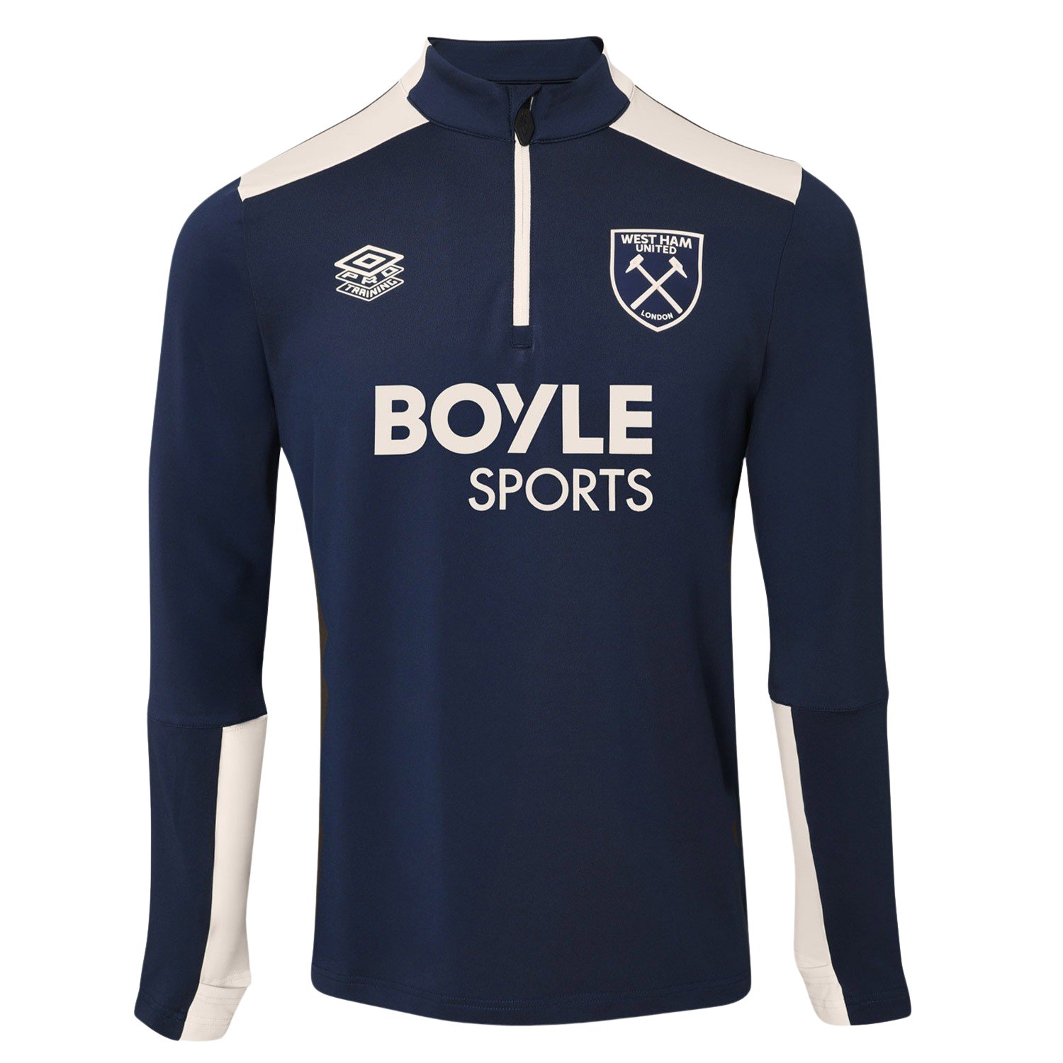 Umbro West Ham United Trainingstrui 1/4-Zip 2025-2026 Blauw