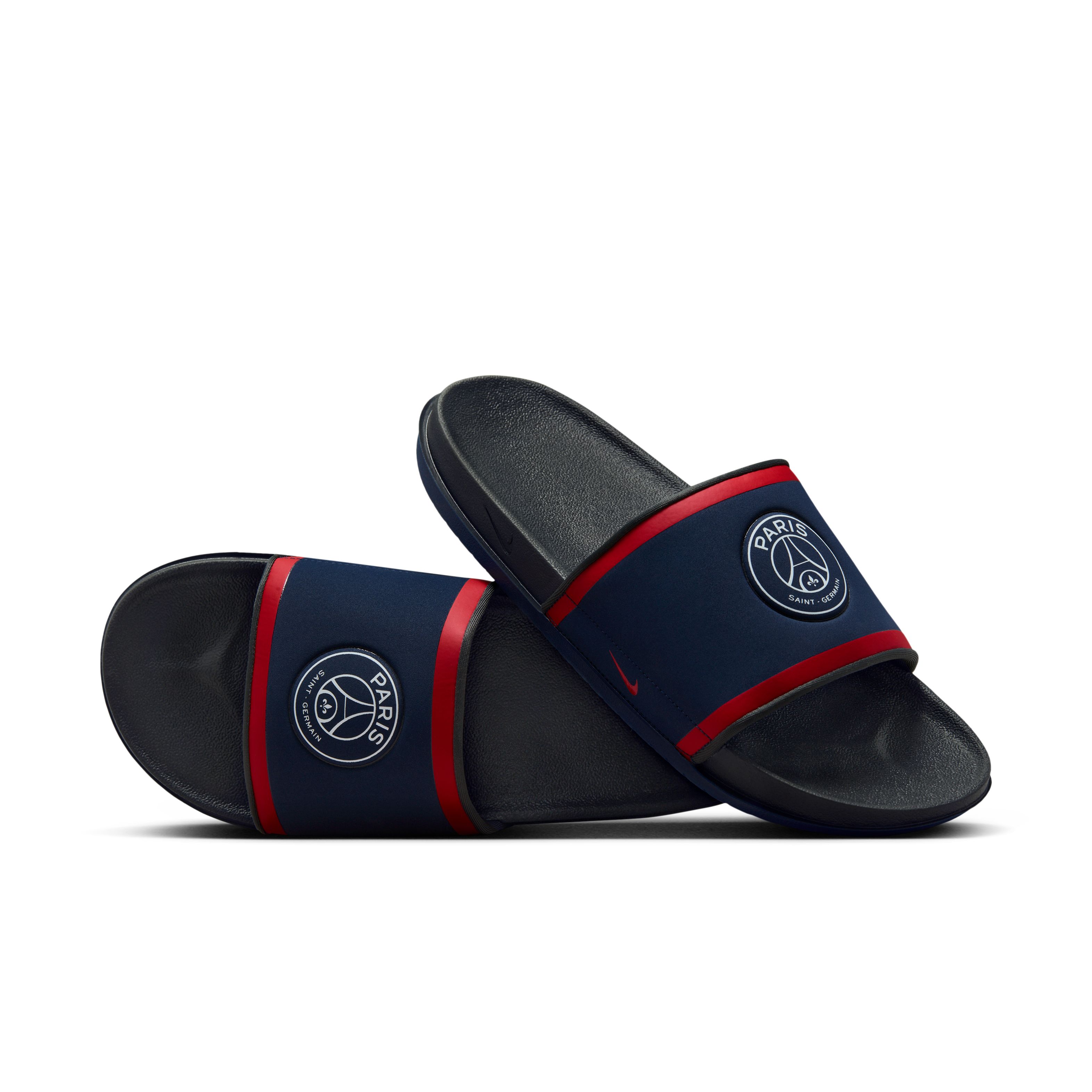 Nike Paris Saint-Germain Slippers 2024-2025 Donkerblauw Rood Wit Zwart