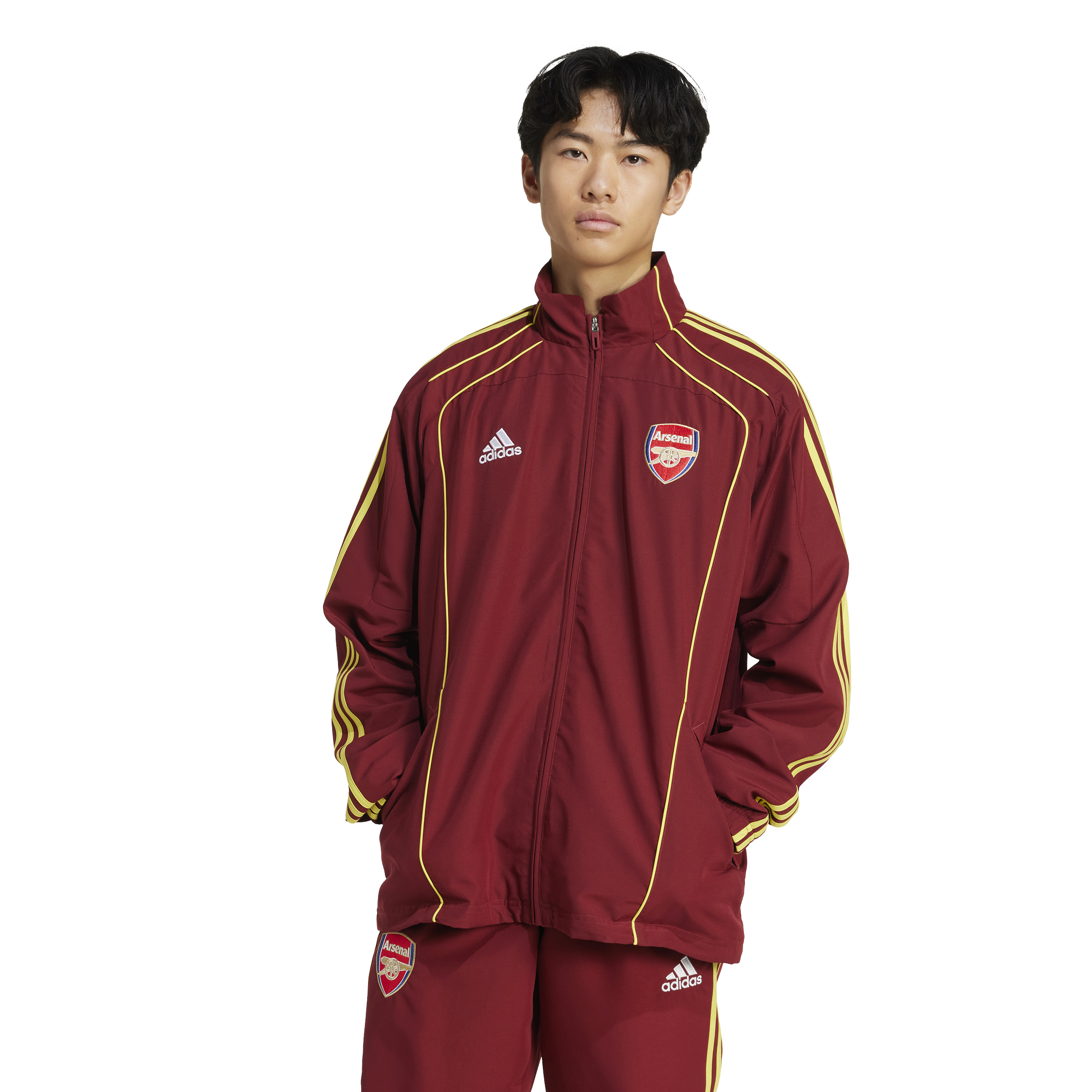 Adidas Arsenal Urban Purist Trainingsjack Rood Geel Wit