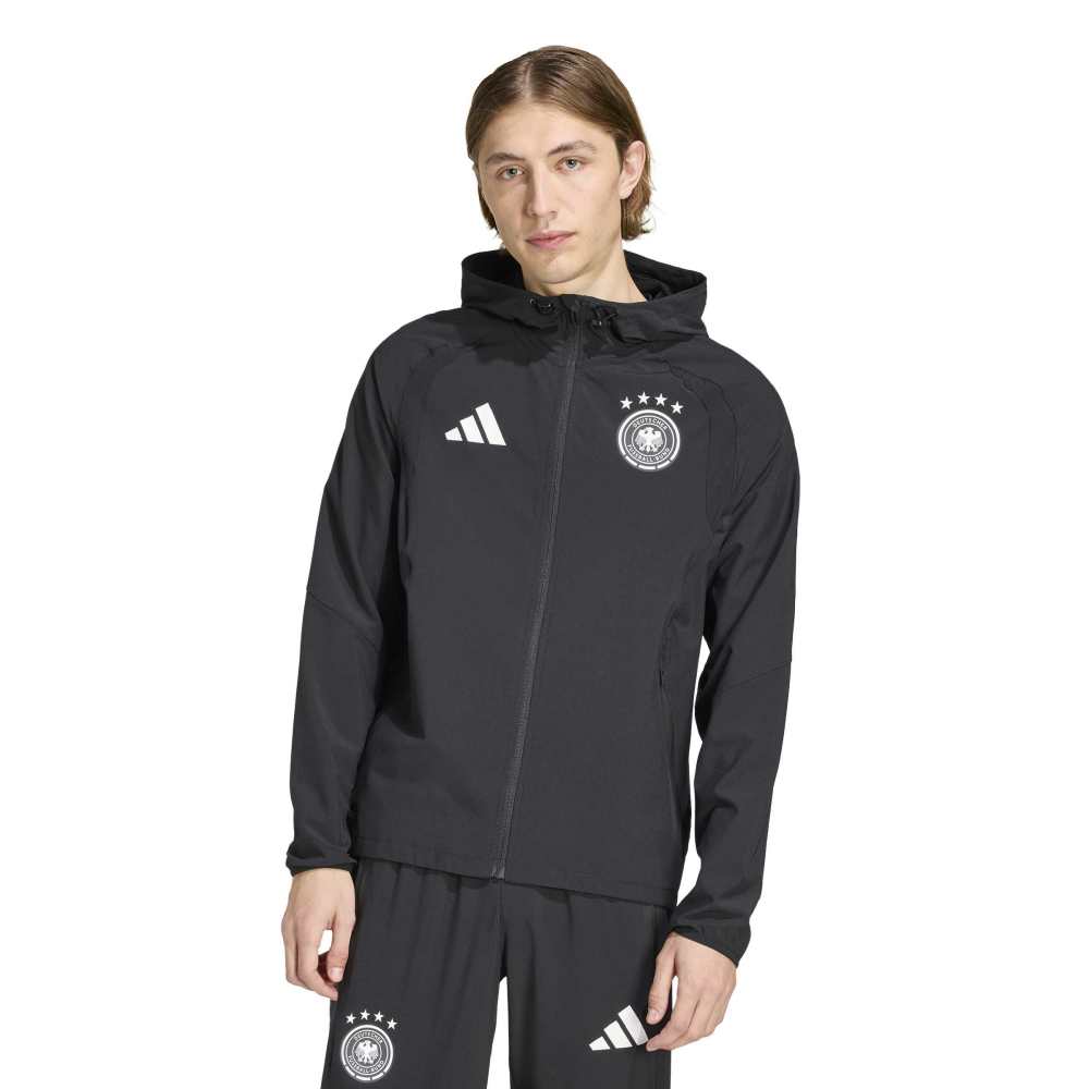 Adidas Duitsland Tiro Travel Vest 2026-2028 Zwart