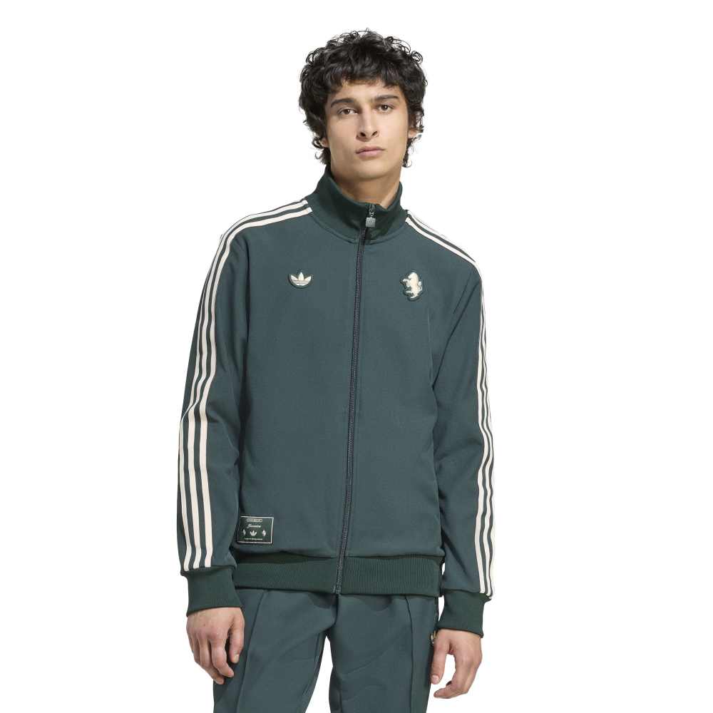 Adidas Juventus Terrace Icons Trainingsjack Donkergroen Wit