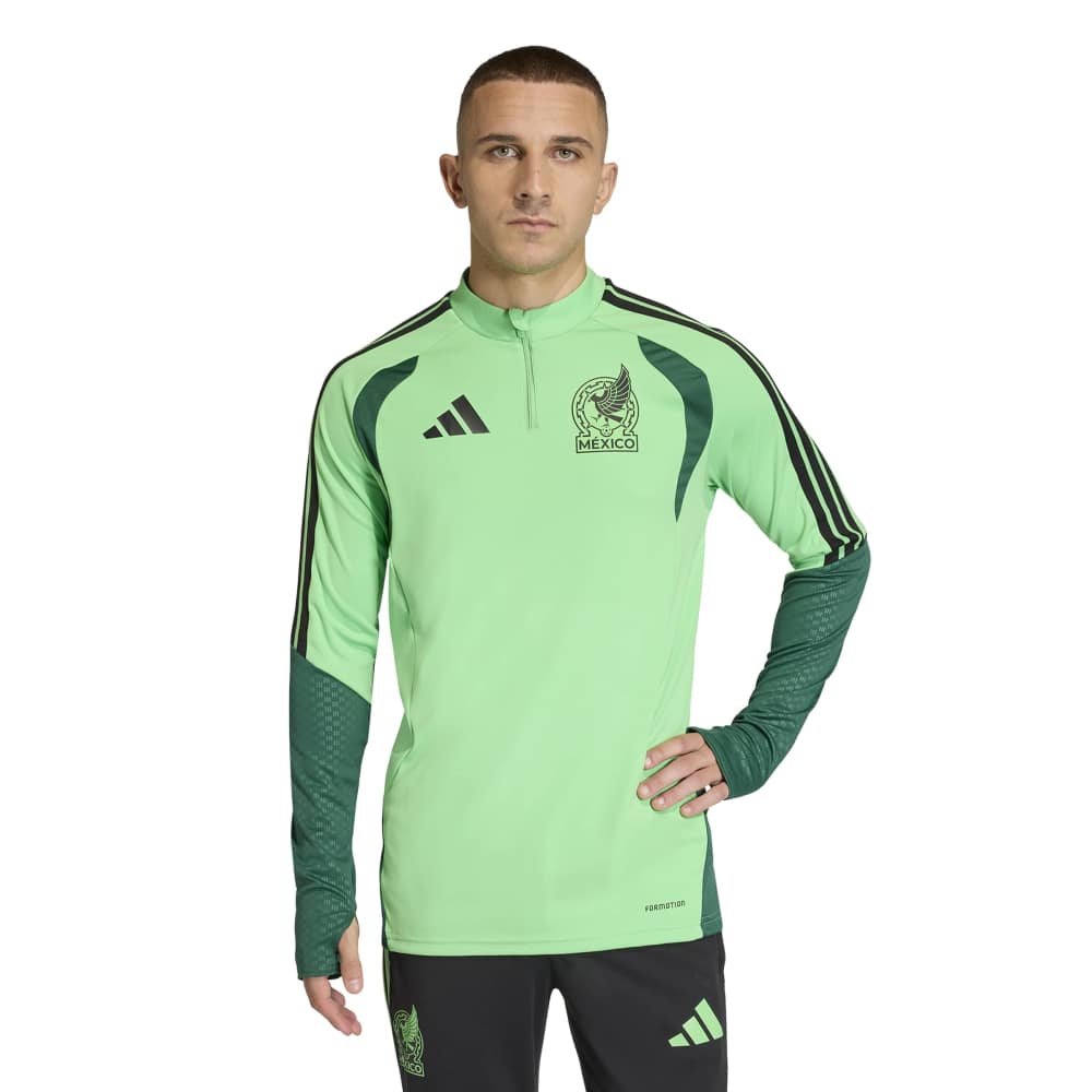 Adidas Mexico Trainingstrui 1/4-Zip 2026-2028 Groen