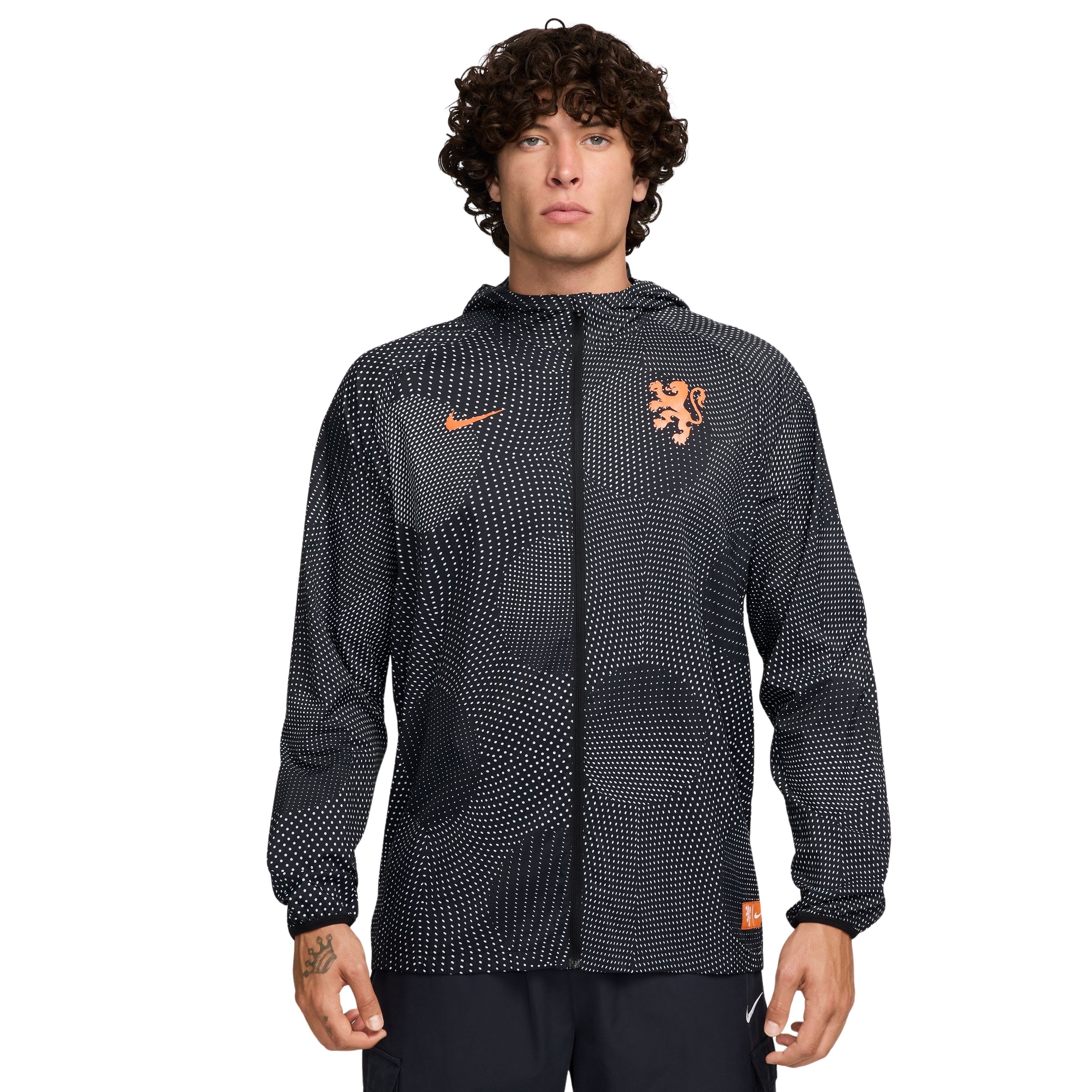 Nike Nederland Anthem Jack OranjeLeeuwinnen 2025-2027 Heren Zwart Oranje