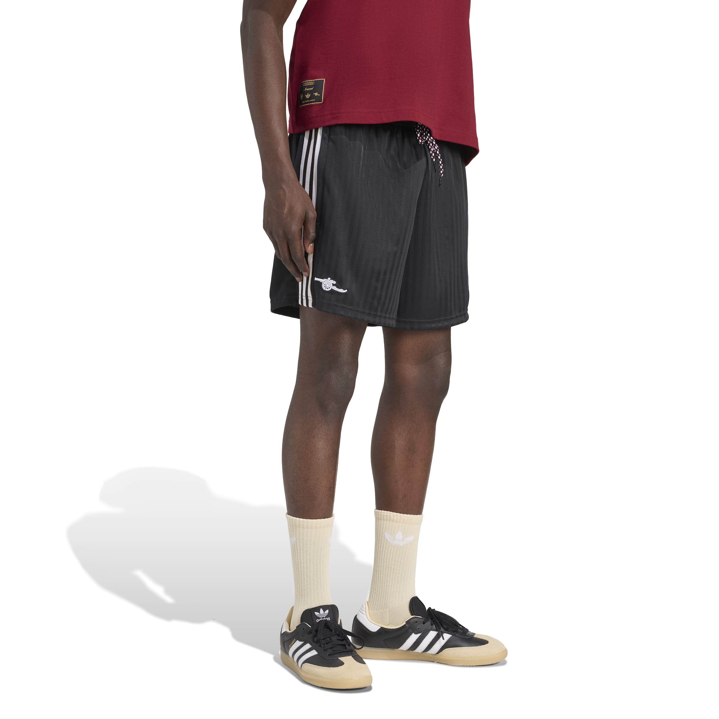 Adidas Arsenal Terrace Icons Broekje Zwart Wit