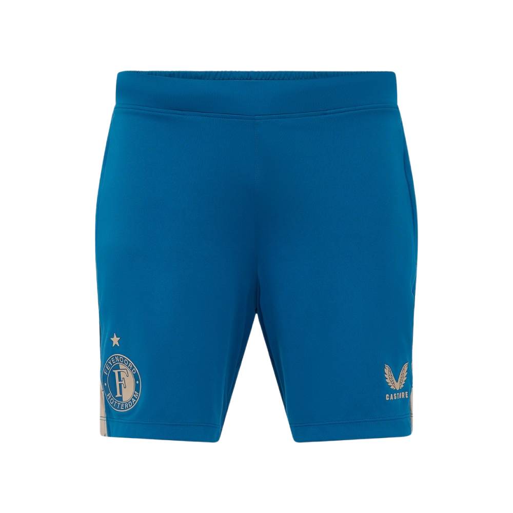 Castore Feyenoord Pre-Match Trainingsbroekje 2025-2026 Donkerblauw Grijs