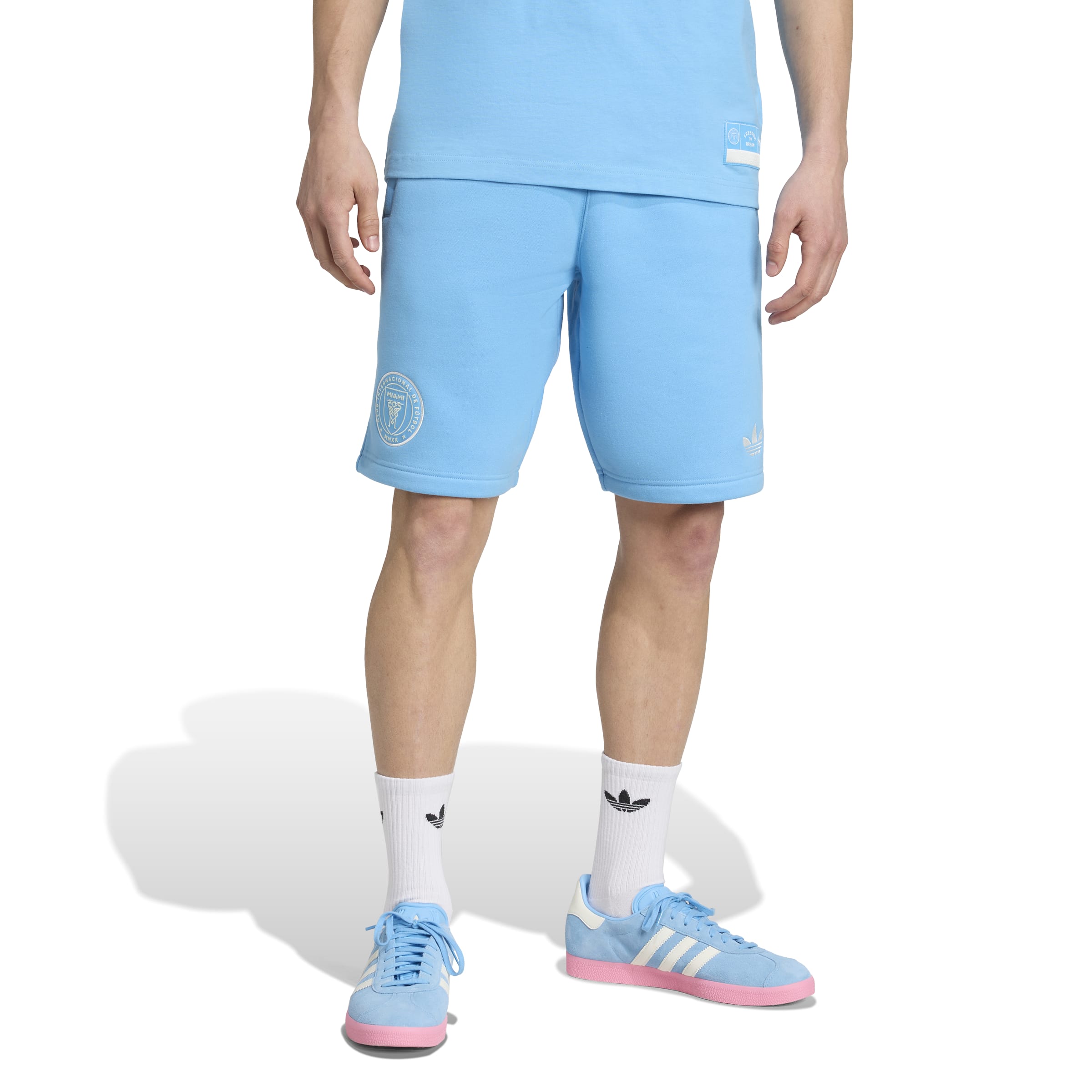 Adidas Inter Miami CF Originals Broekje 2025-2026 Blauw Wit Roze