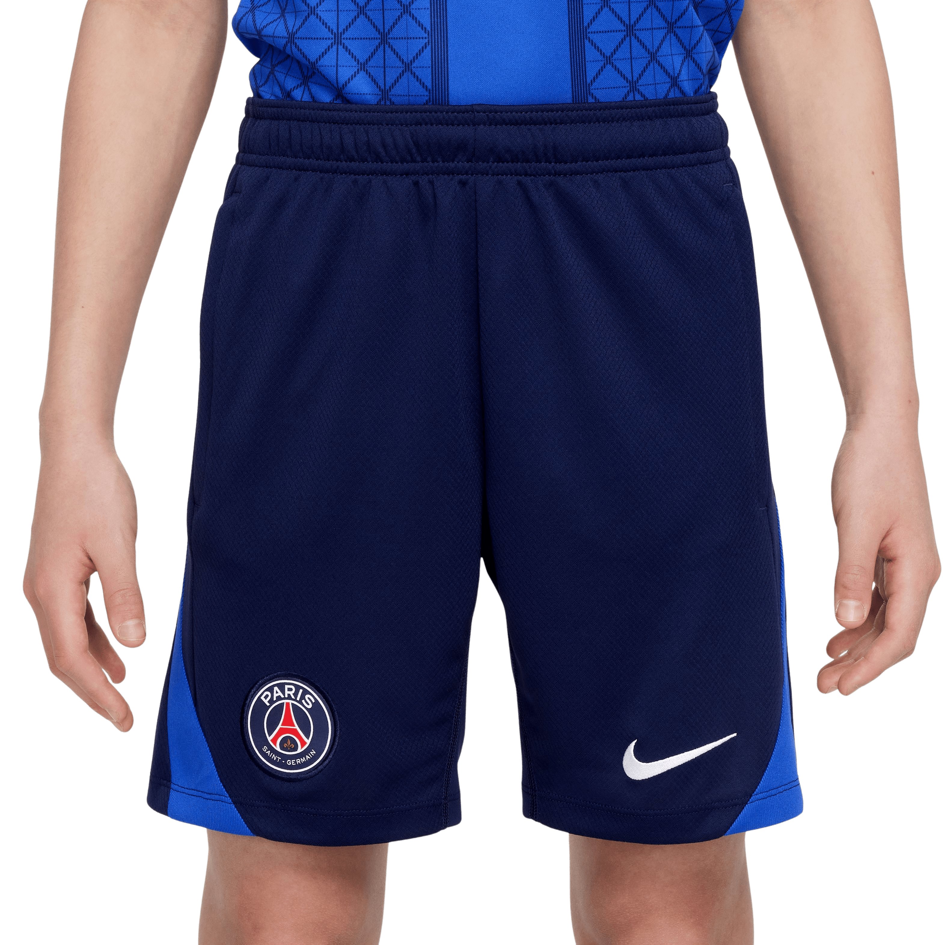 Nike Paris Saint-Germain Strike Trainingsbroekje 2025-2026 Kids Donkerblauw Blauw Wit