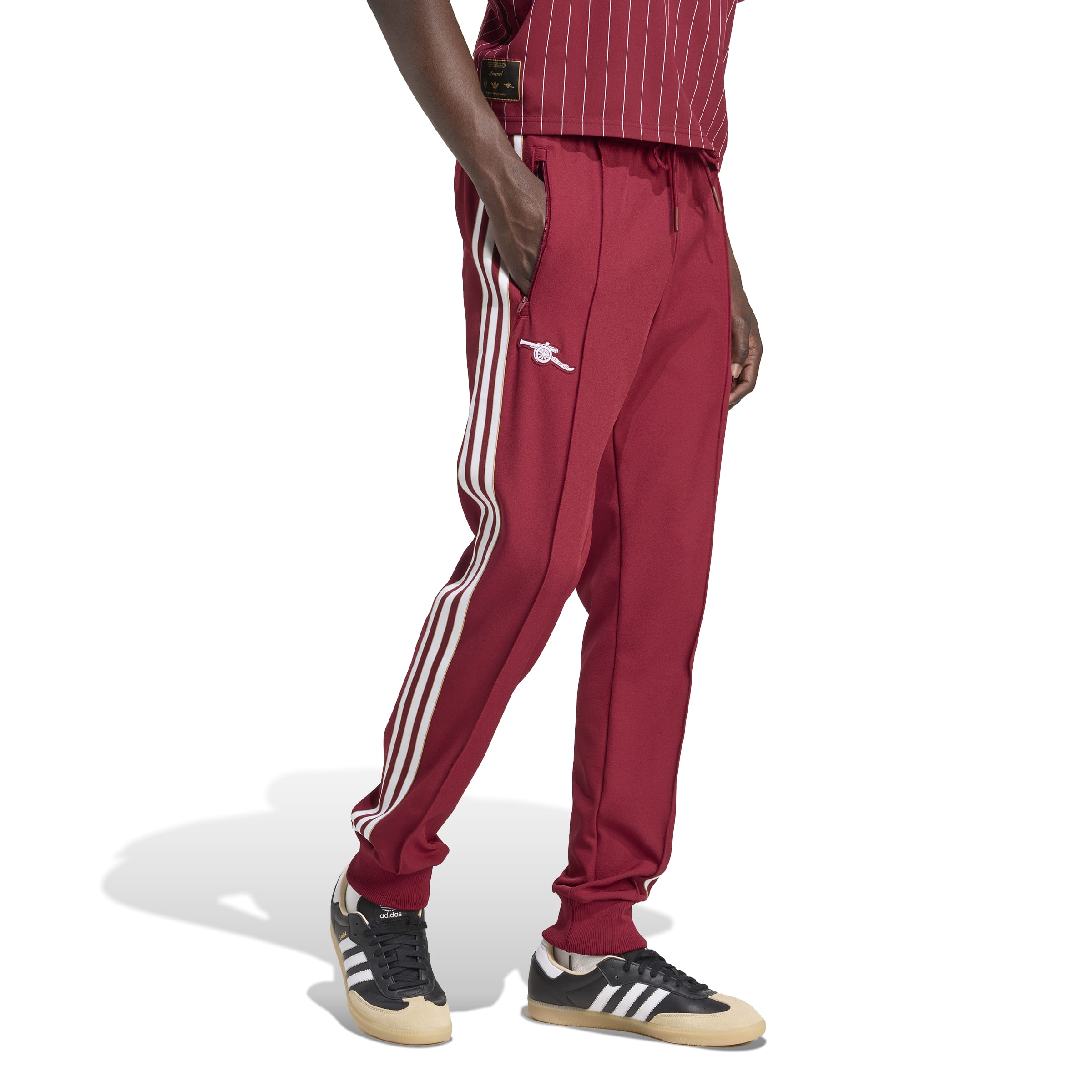 Adidas Arsenal Terrace Icons Trainingsbroek Rood Wit