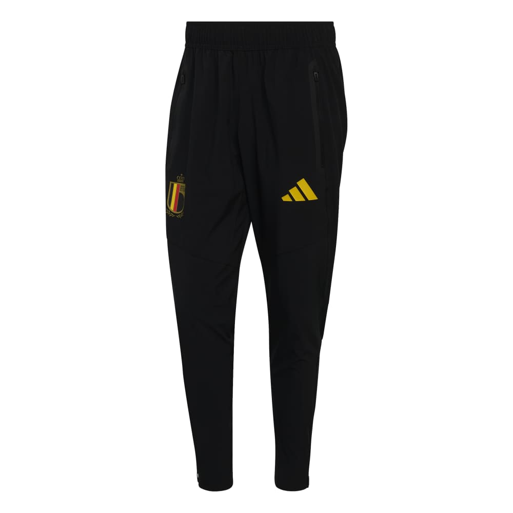 Adidas België Tiro Travel Trainingsbroek 2026-2028 Zwart Geel