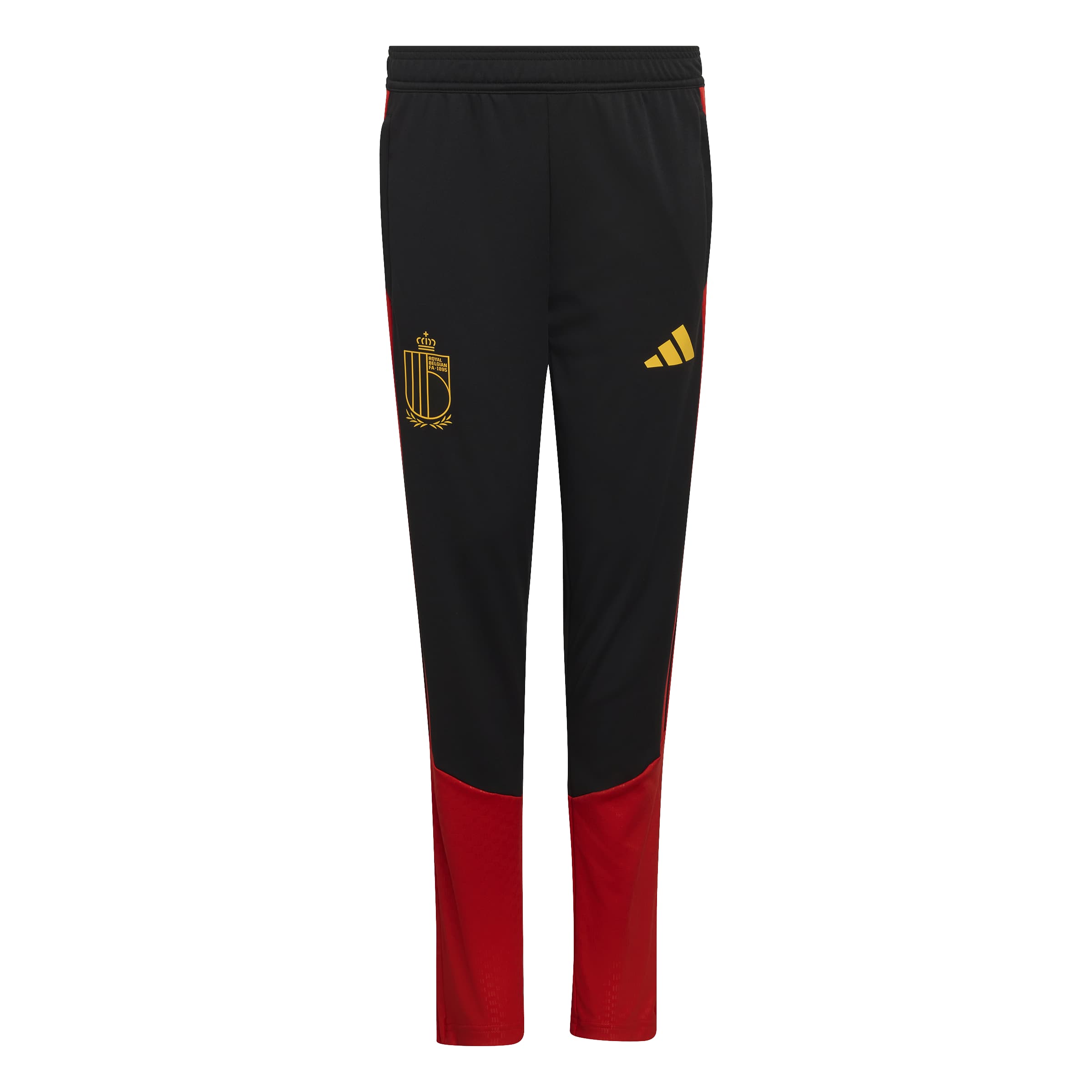 Adidas België Trainingsbroek 2026-2028 Kids Zwart Geel Rood