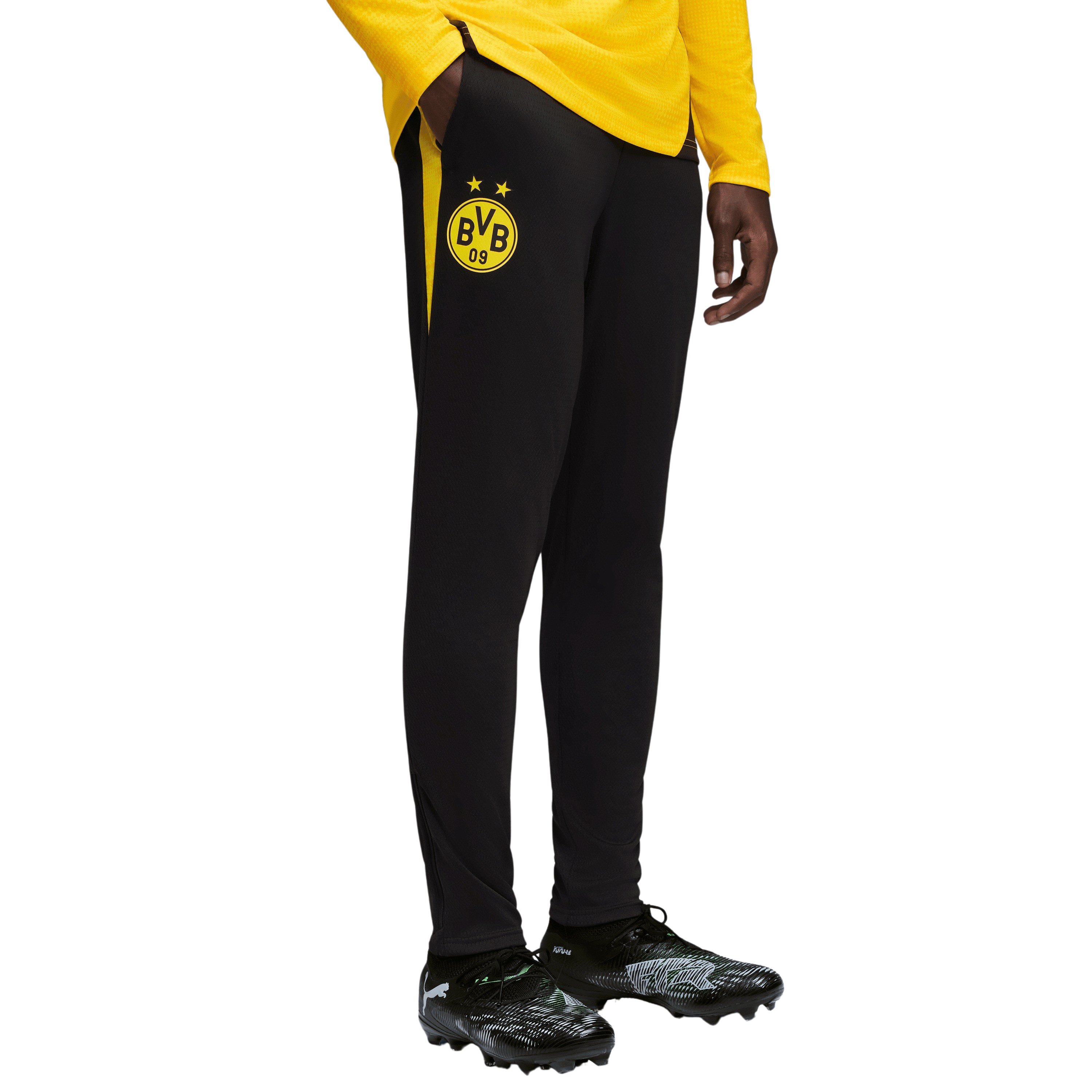 PUMA Borussia Dortmund Trainingsbroek 2025-2026 Zwart Geel