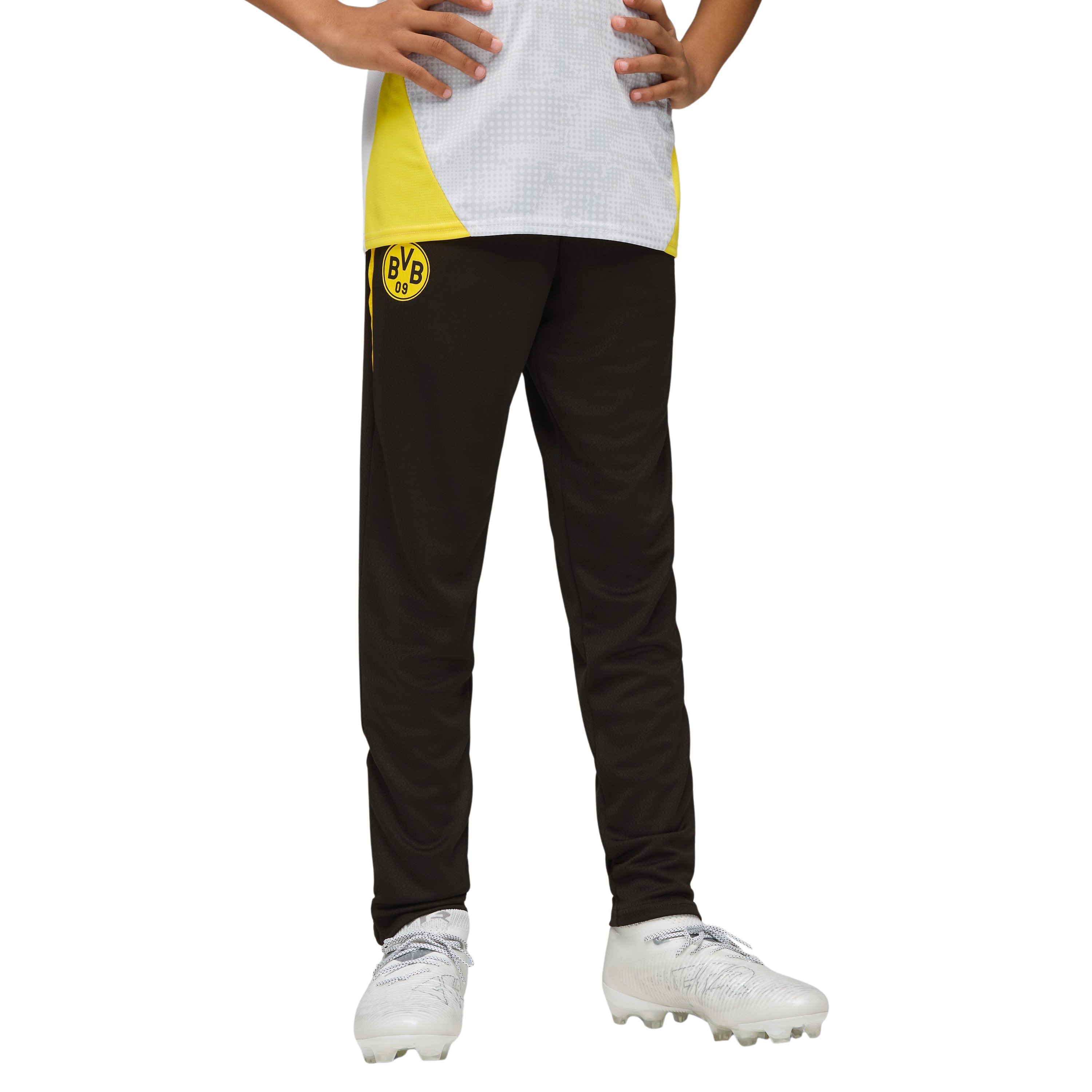 PUMA Borussia Dortmund Trainingsbroek 2025-2026 Kids Zwart Geel