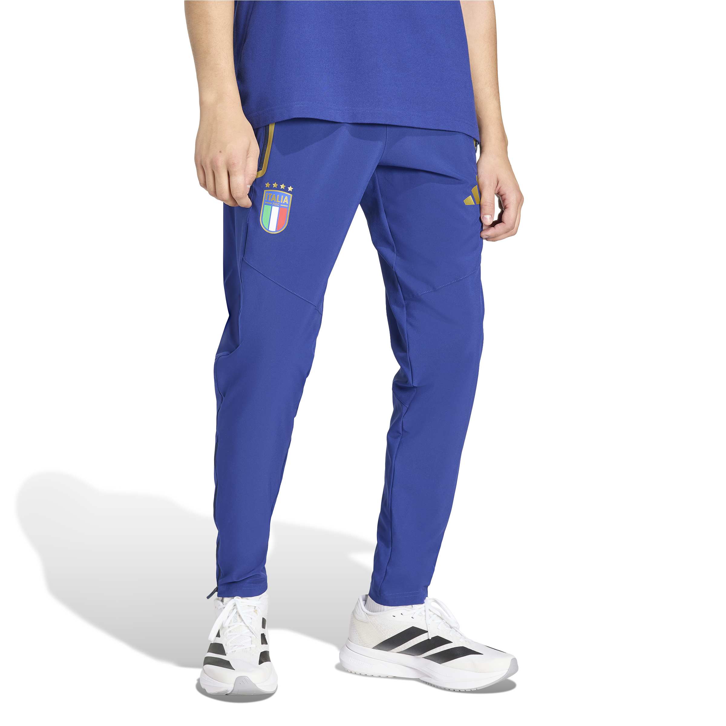 Adidas Italië Tiro Travel Trainingsbroek 2026-2028 Blauw