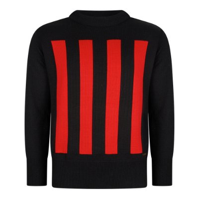 Sportus.nl FC Kluif - I Rossoneri Sweater - Rood/ Zwart