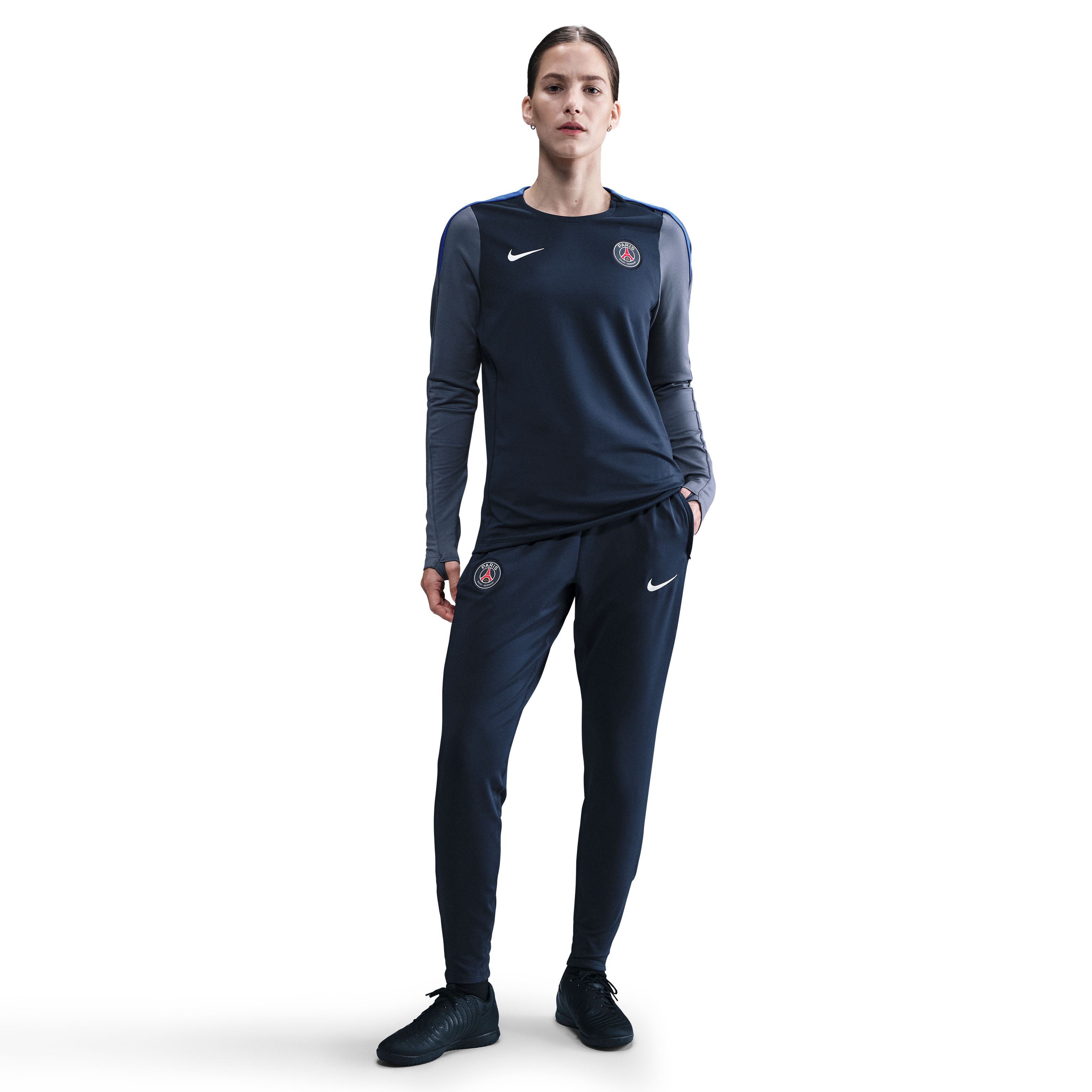 Nike Paris Saint-Germain Strike Trainingsbroek 2025-2026 Dames Donkerblauw Wit