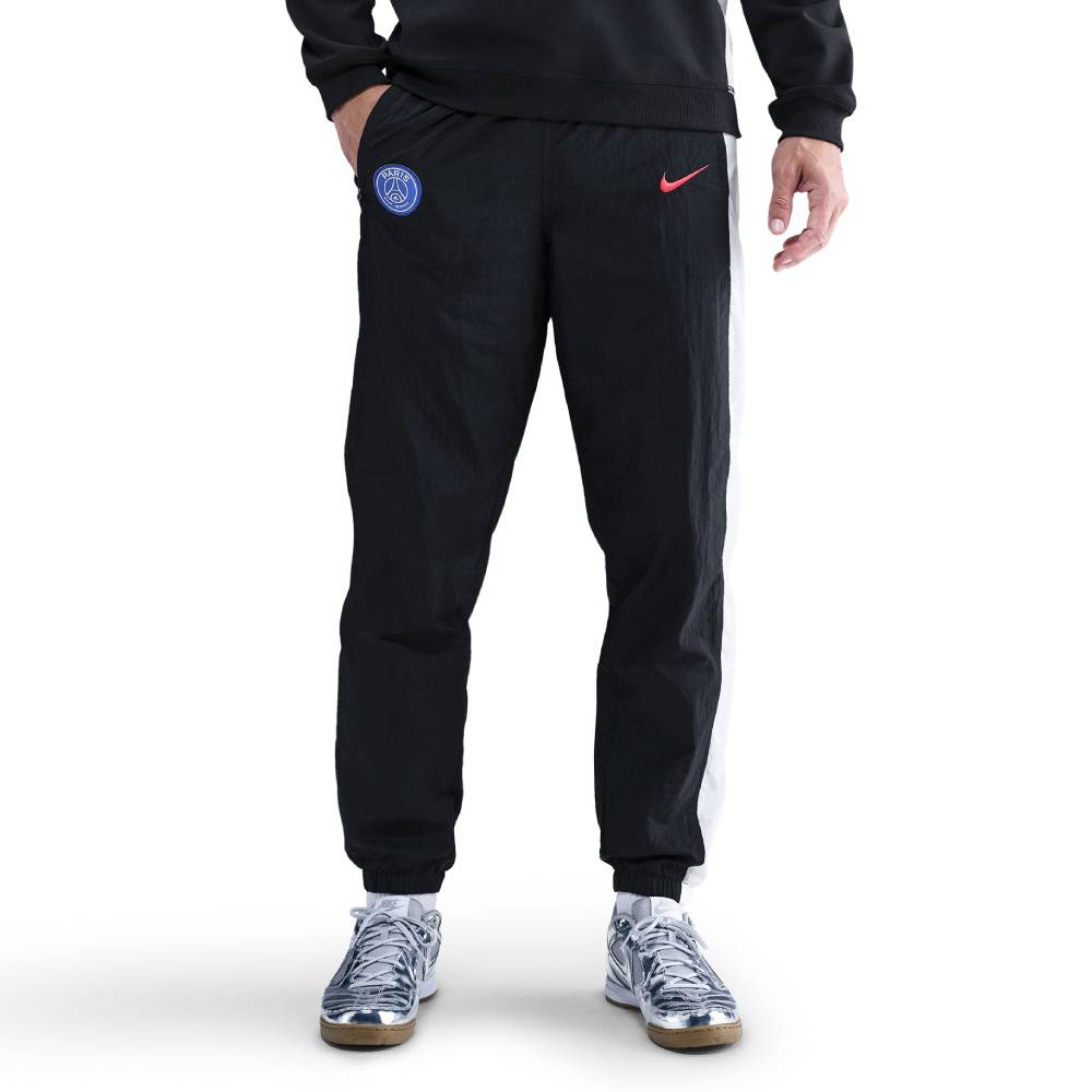 Nike Paris Saint-Germain Total 90 Trainingsbroek Woven 2025-2026 Zwart Wit Rood
