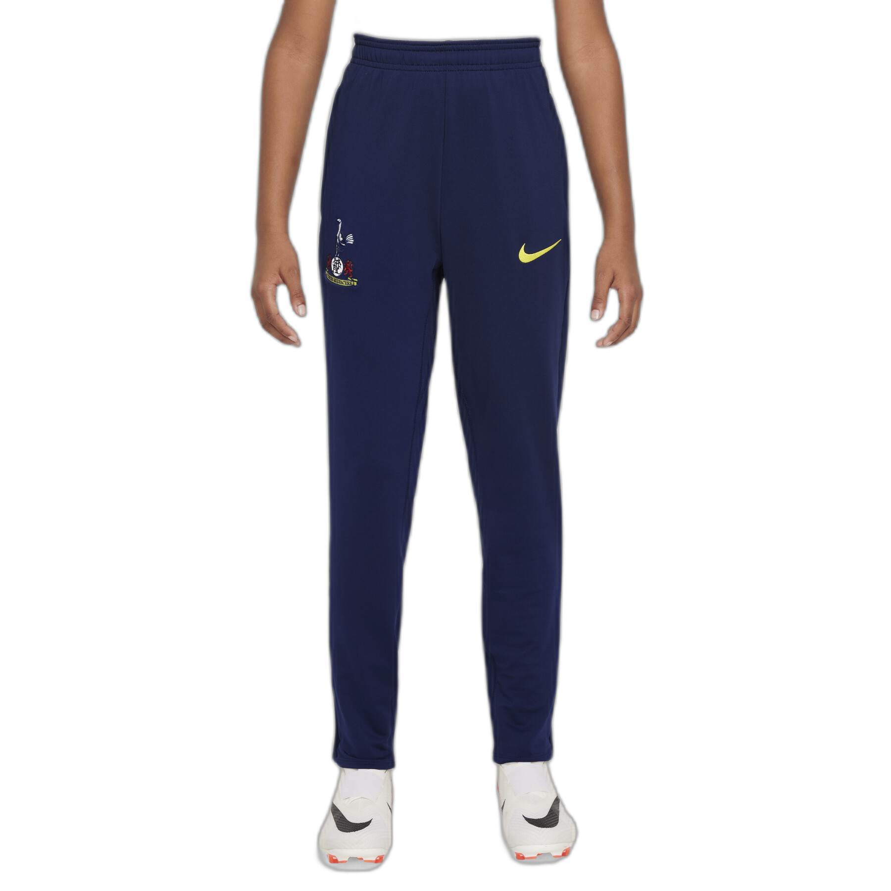 Nike Tottenham Hotspur Strike Trainingsbroek 2025-2026 Kids Donkerblauw Blauw Felgeel