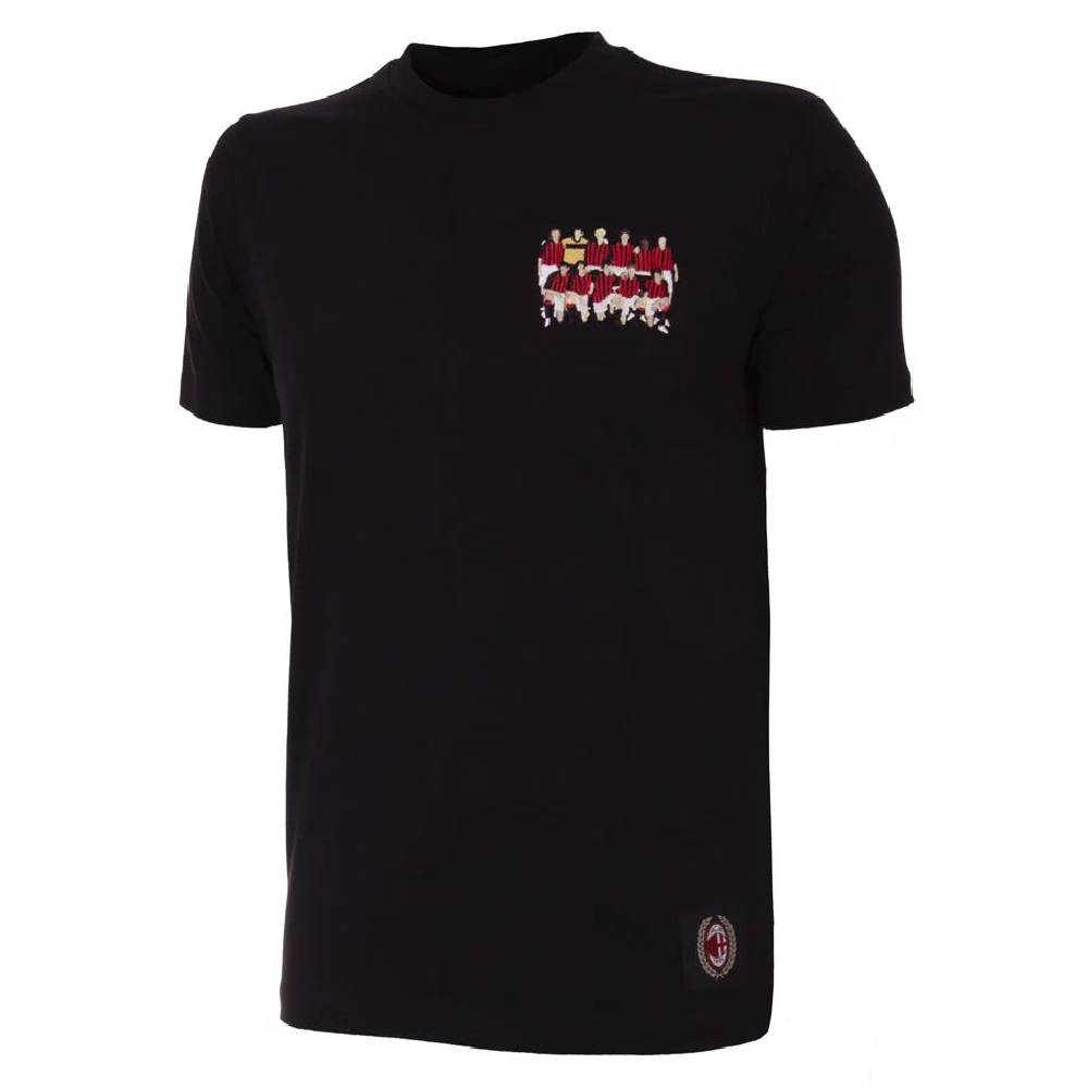 COPA AC Milan Coppa 2003 Team Embroidery T-Shirt Zwart