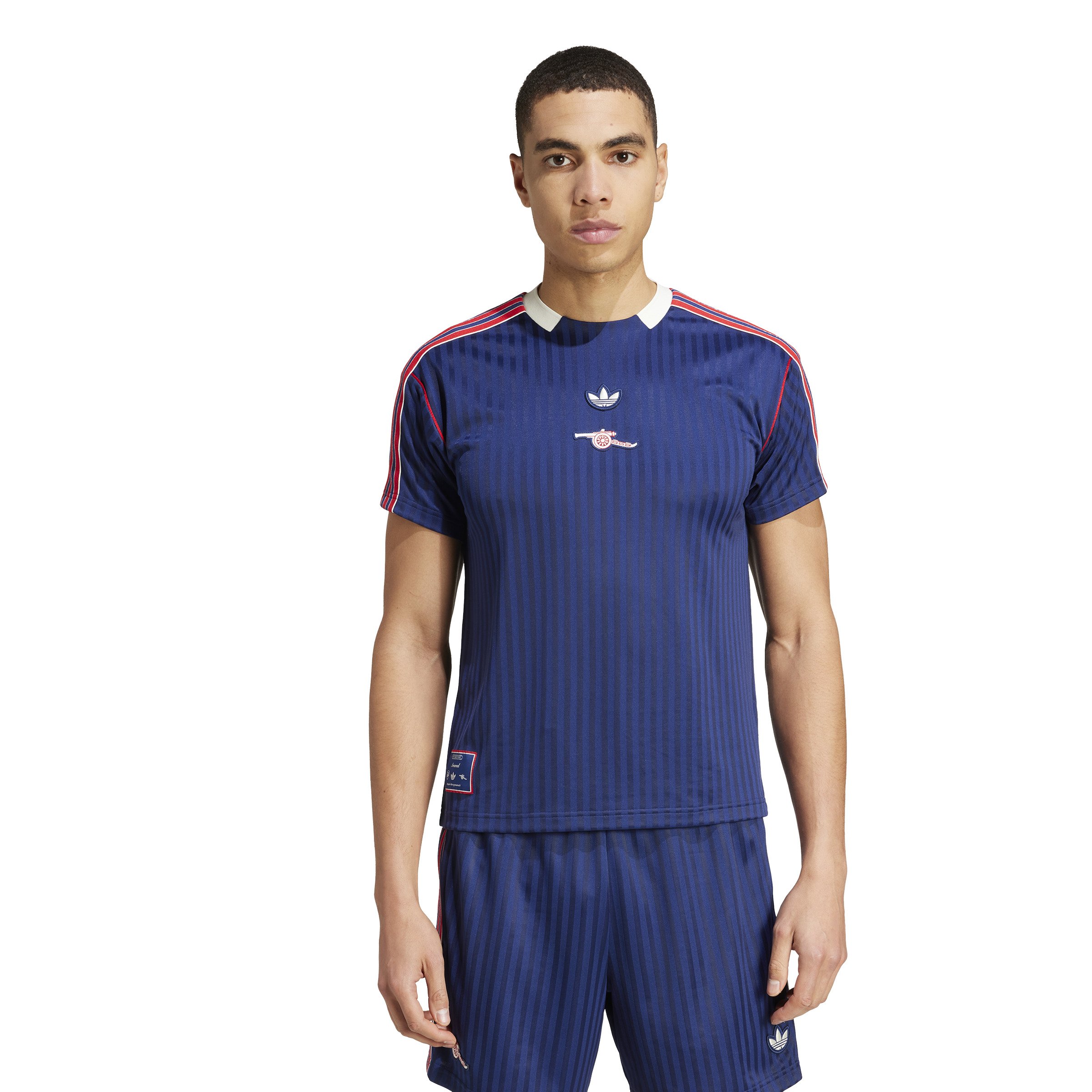 Adidas Arsenal Terrace Icons T-Shirt Blauw Rood Wit