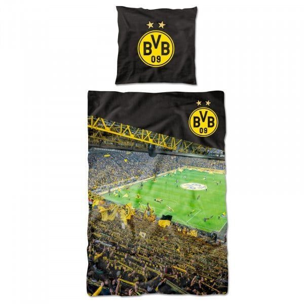 Merchandise Dortmund Beddengoed Südtribüne - Zwart/Geel