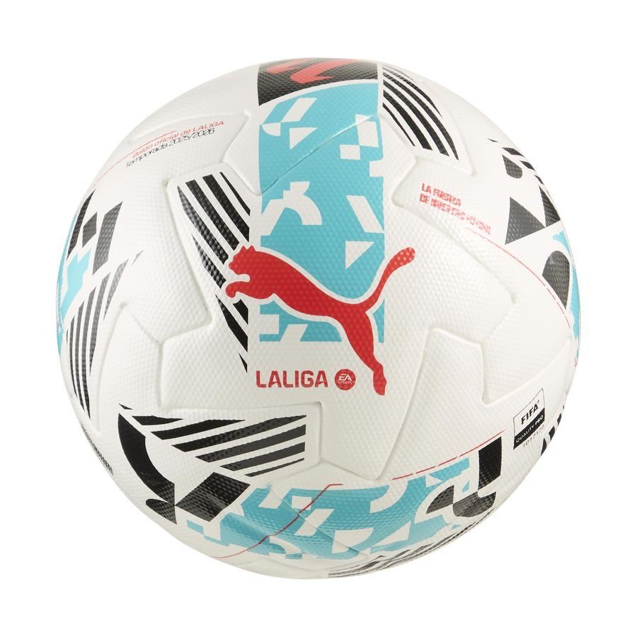 PUMA Voetbal La Liga 1 Orbita FIFA Quality Pro Wedstrijdbal - Wit/Multicolor
