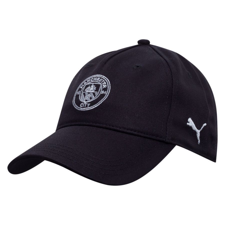 PUMA Manchester City Cap Essentials - Zwart/Zilver