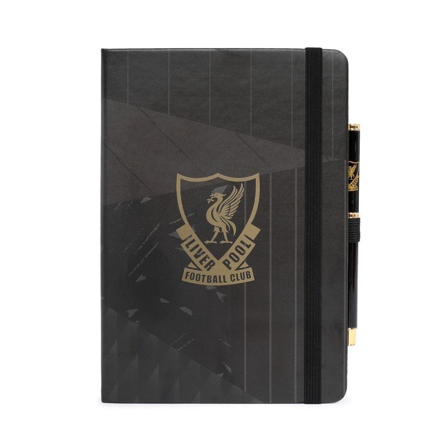Liverpool FC Liverpool Notitieboekje & Pen Set - Zwart/Goud