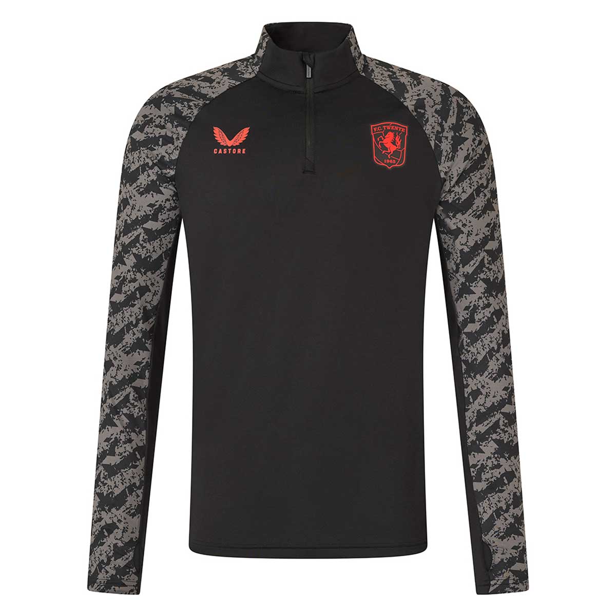 Castore FC Twente Trainingstrui 1/4-Zip 2025-2026 Zwart