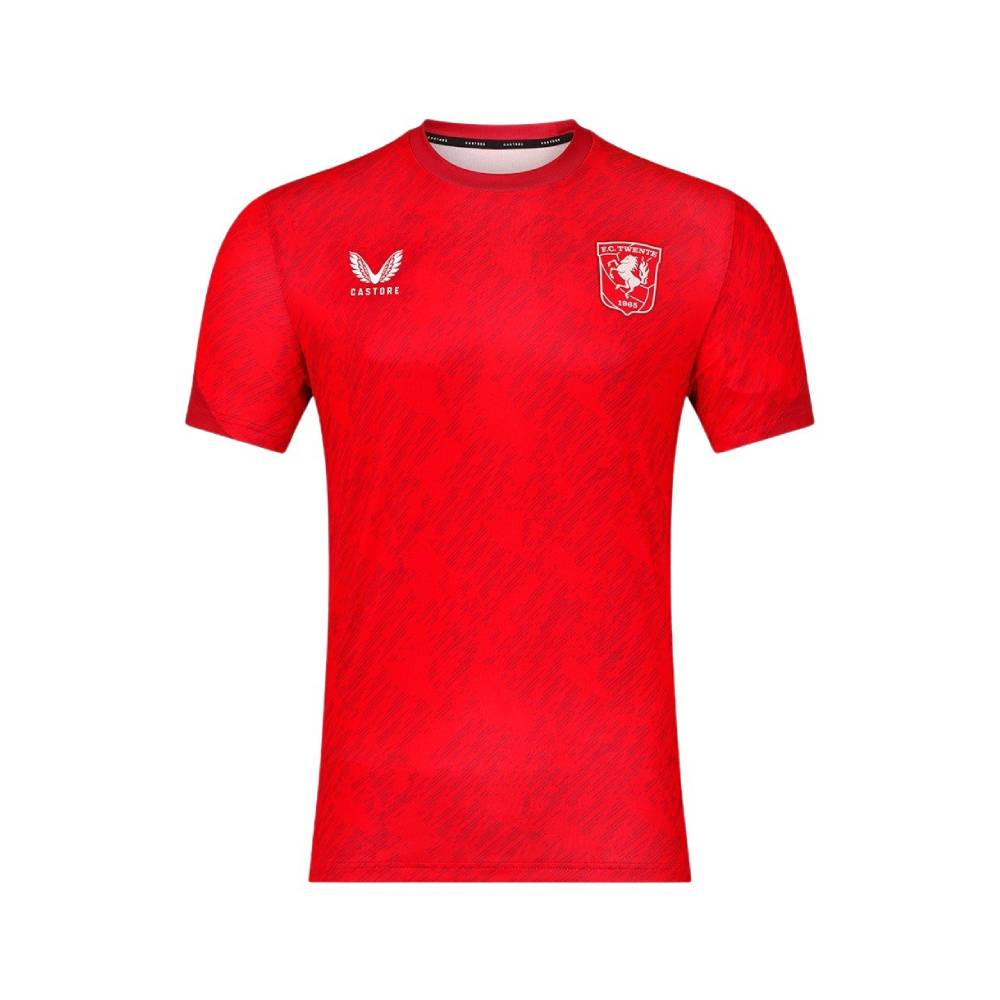 Castore FC Twente Pre-Match Trainingsshirt 2025-2026 Rood