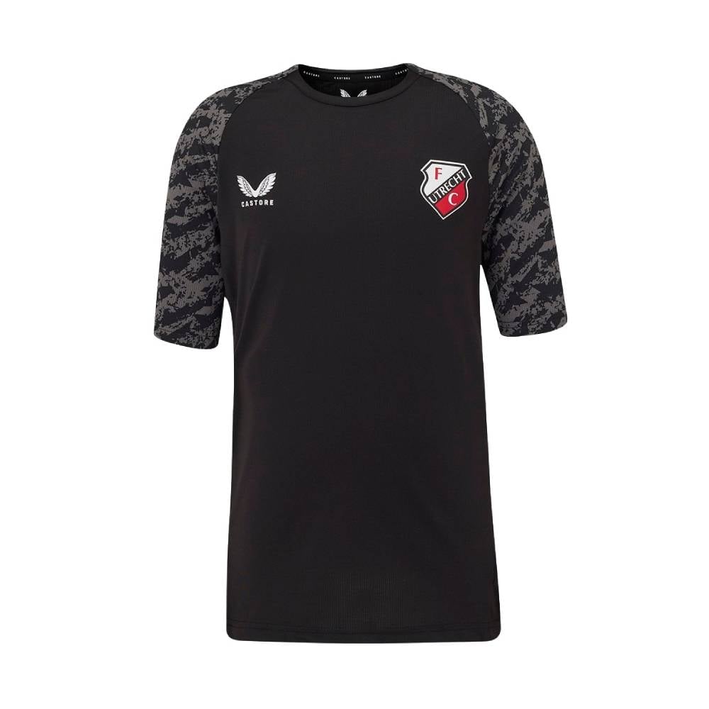 Castore FC Utrecht Trainingsshirt 2025-2026 Kids Zwart Grijs
