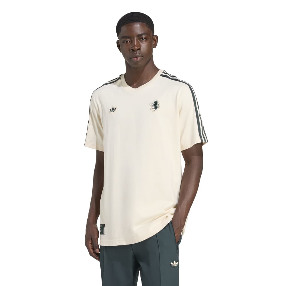 Adidas Juventus Terrace Icons T-Shirt Wit Donkergroen