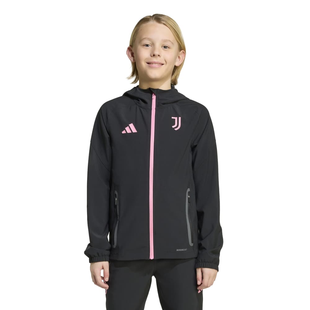 Adidas Juventus Vis Tech Vest Kids Zwart Roze