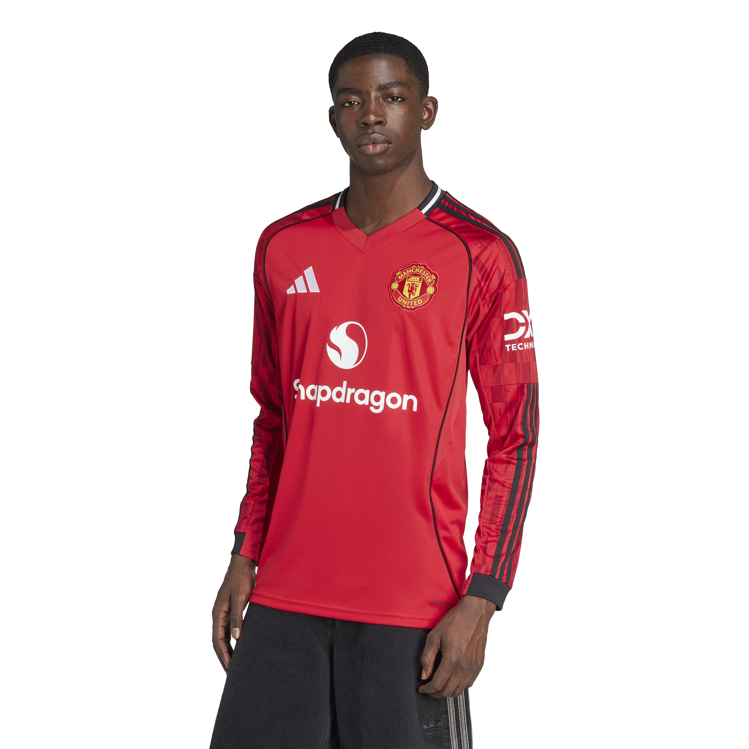 Adidas Manchester United Thuisshirt Lange Mouwen 2025-2026