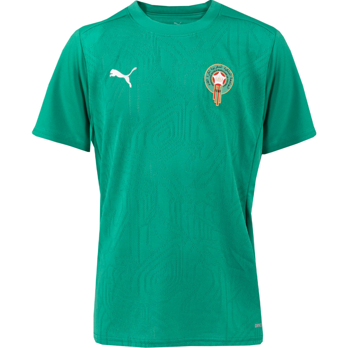 PUMA Marokko Trainingsshirt 2024-2026 Kids Groen Zilver