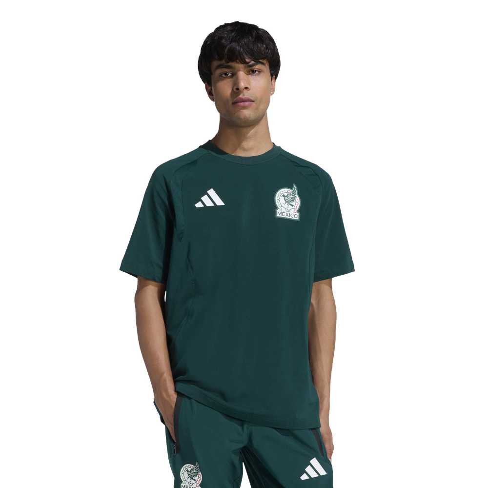 Adidas Mexico Tiro Travel T-Shirt 2026-2028 Groen