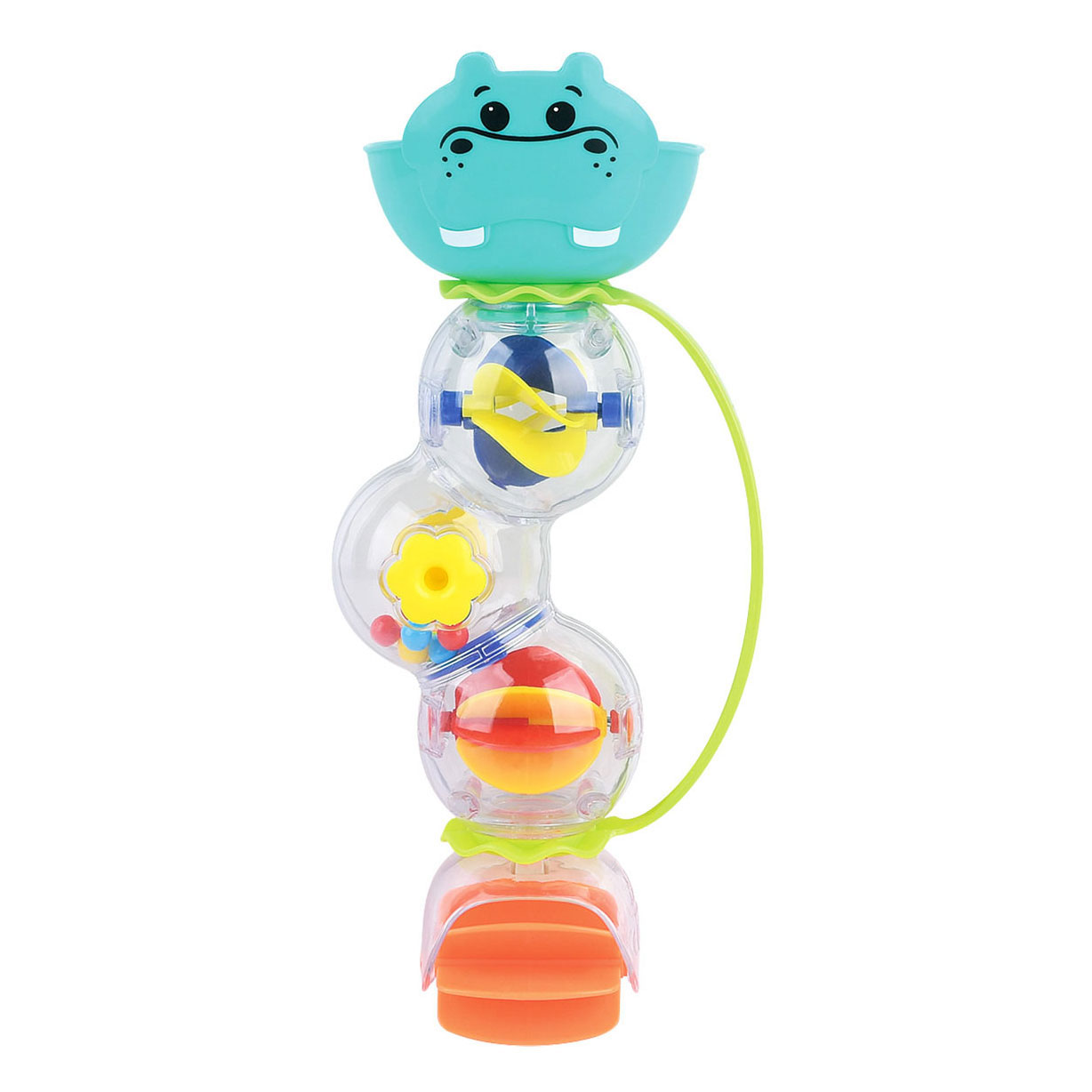 Play watermolen nijlpaard met zuignappen