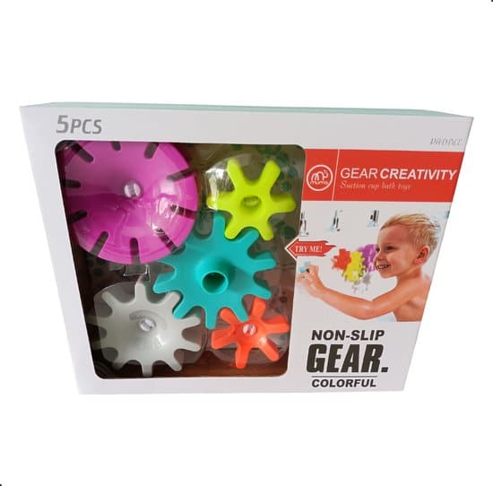 Jonotoys Badspeelgoed 5 delig met tandwielen