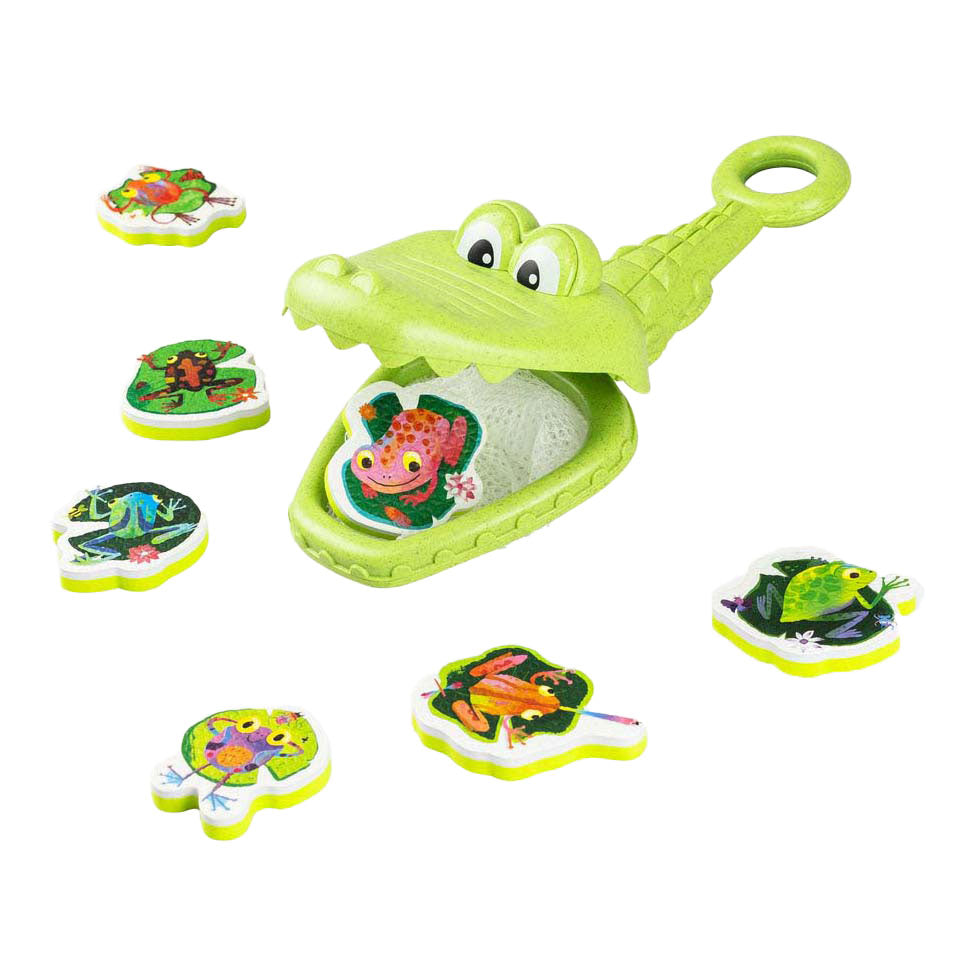 Selecta Croc chasey visspel badspeelgoed