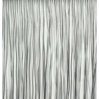 Vliegengordijn PVC spaghetti grijs 90x220cm