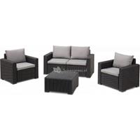 Allibert loungeset California 2-zits - grafiet