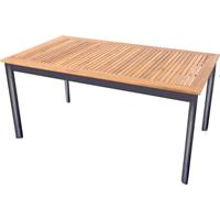 Maxtuinmeubel Lesli tafel Monza antraciet 150x90 cm