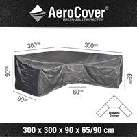 AEROCOVER Loungehülle AeroCover 300x300x90xH65/90 cm atmungsaktiv, L-Form