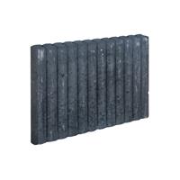 Gardenlux 5 stuks! Mini palissadeband zwart 6x40x50 cm