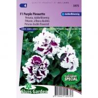 Dubbelbloemige petunia bloemzaden â€“ F1 Purple Pirouette